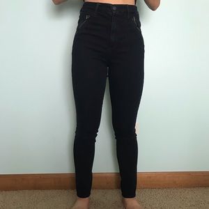 High waisted Abercrombie and Fitch jeans
